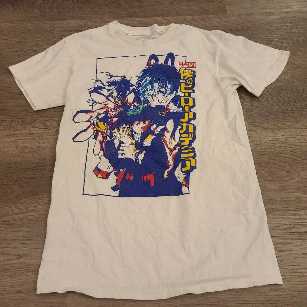 MY HERO‎ ACADEMIA Anime Size Small Shirt S - Funimation - White T Shirt